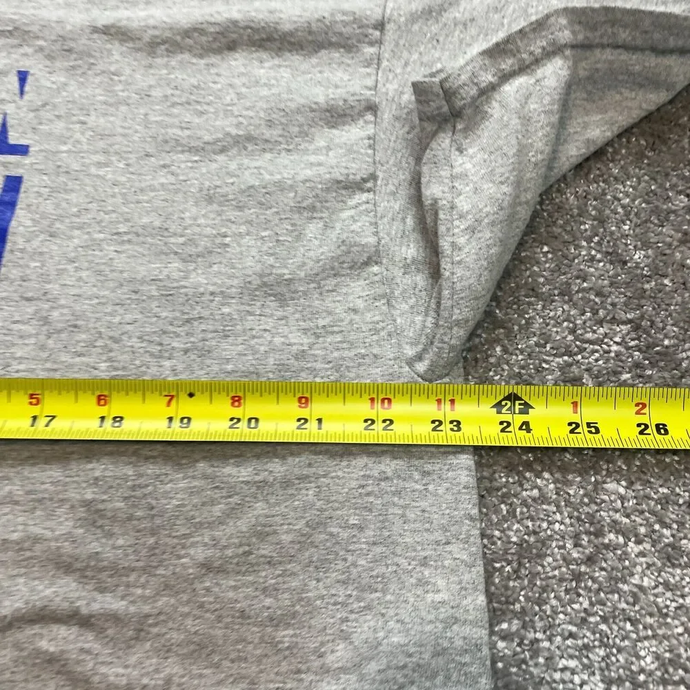 Gildan Ultra Cotton Shirt Men XL Gray Freshman Retreat IHS 2014 Short Sleeve Tee - Picture 8 of 10